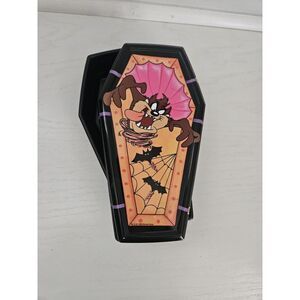 Looney Tunes The Candy Coffin TAZ 1998 Warner Bros Halloween Made In USA Plastic